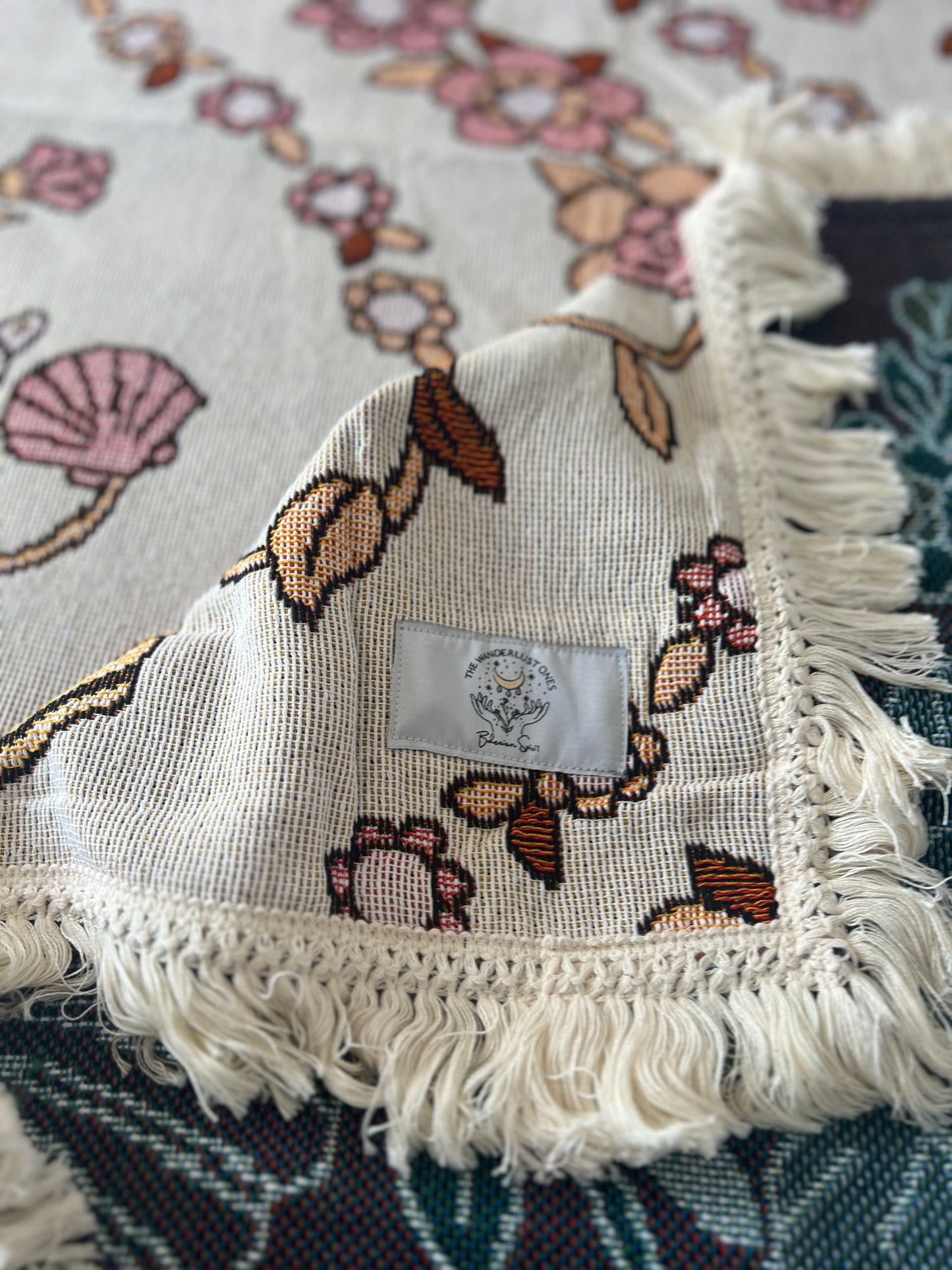 Siren Bohemian Cotton Rug/Blanket