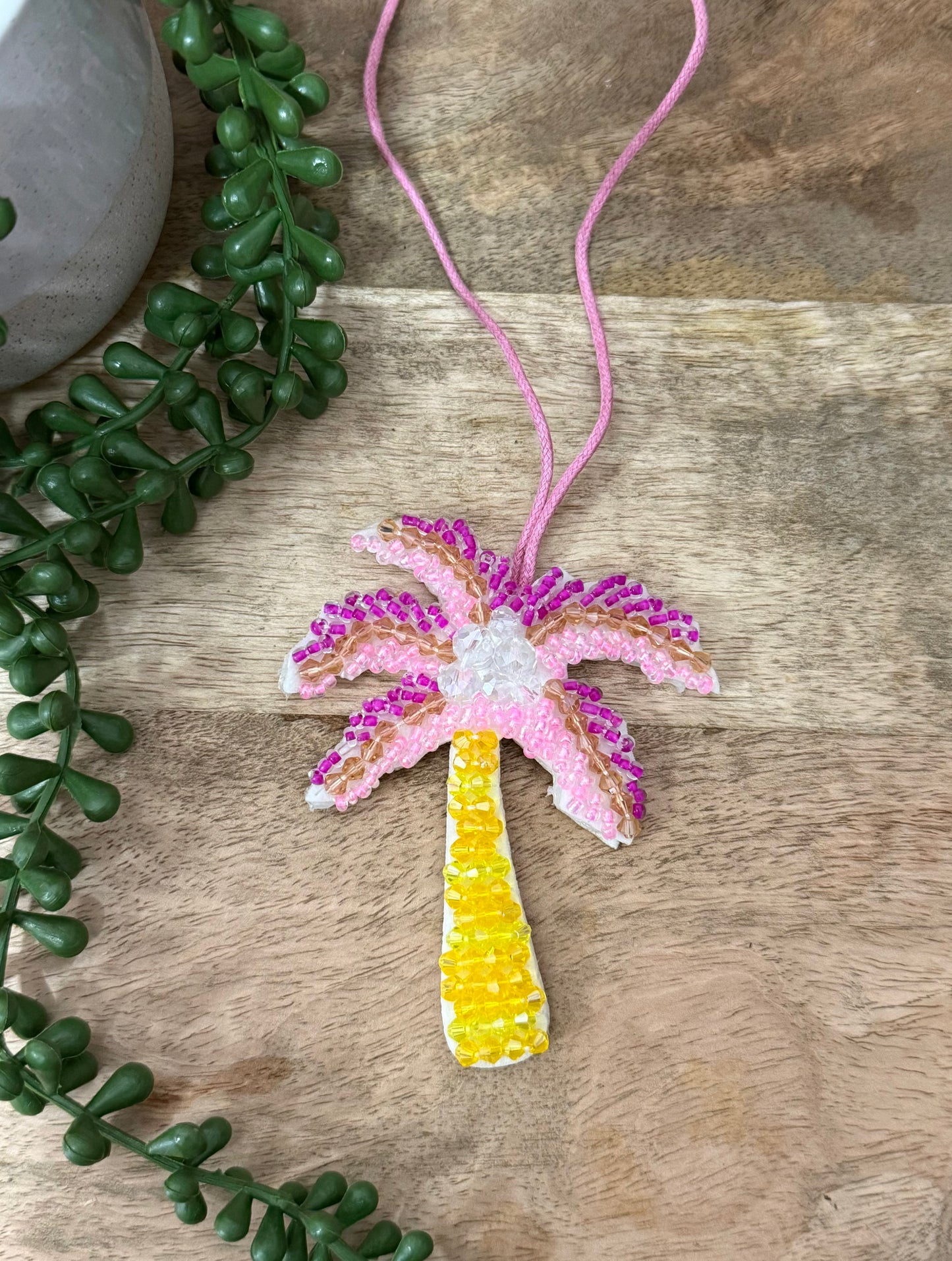 Beaded Palm Charm