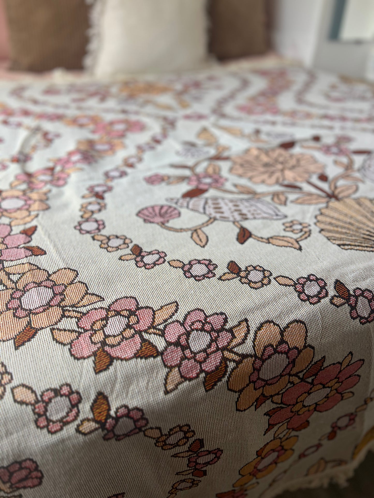 Siren Bohemian Cotton Rug/Blanket