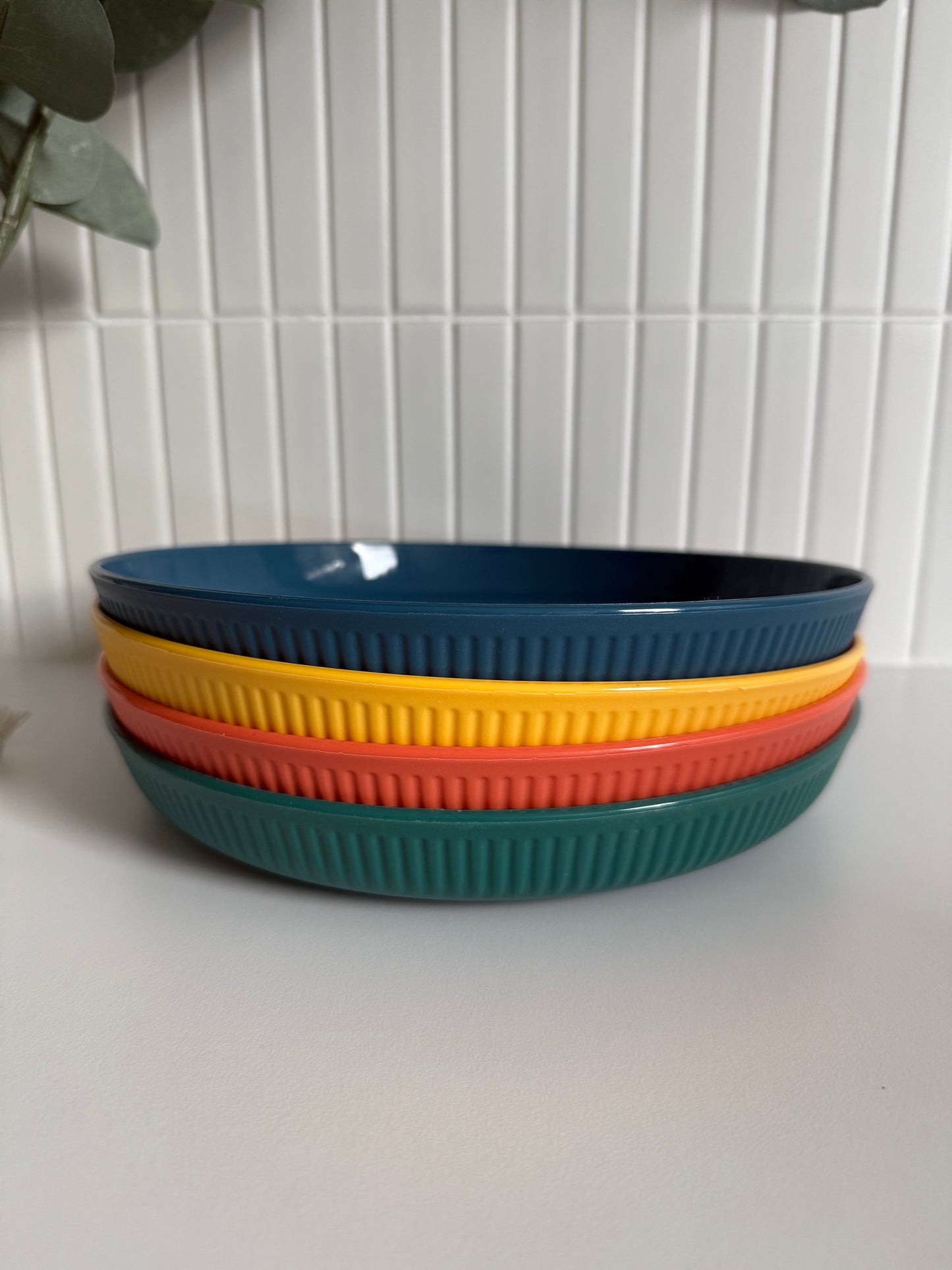 Wheat Straw Dinnerware Set (12 piece-Colour)