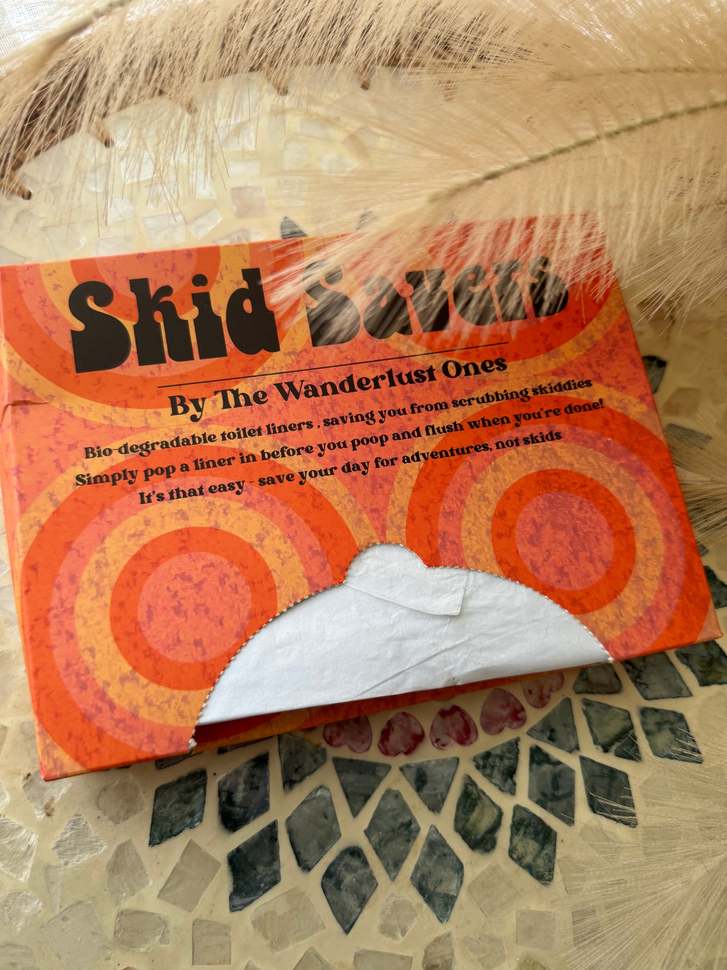 Skid Savers - Biodegradable toilet bowl liners