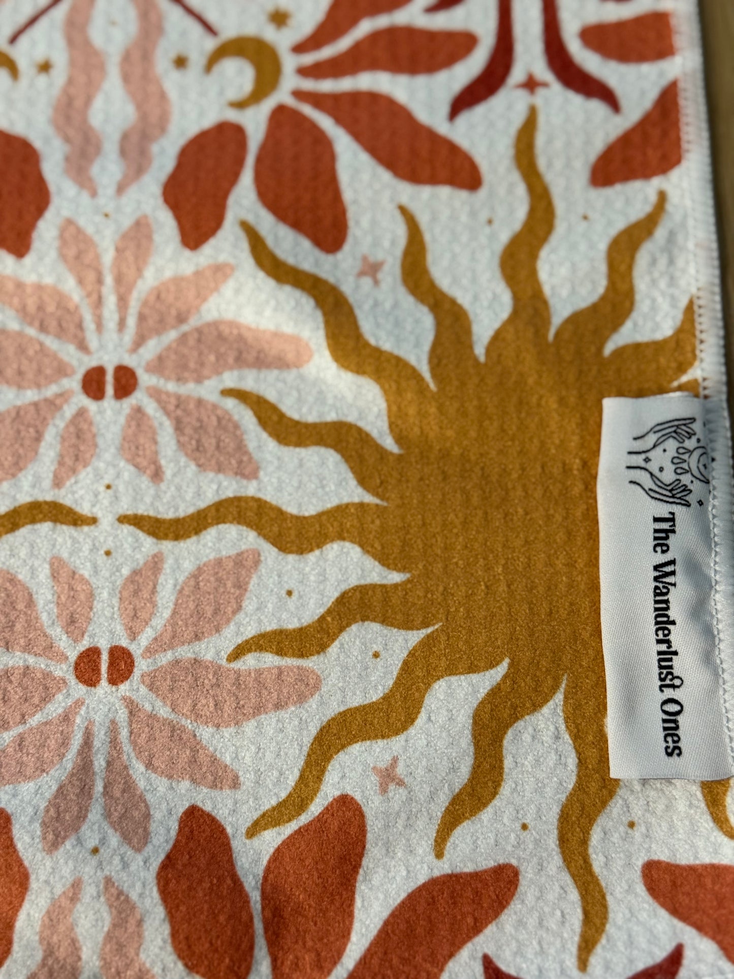 Quick Dry Tea Towel - Golden Suns