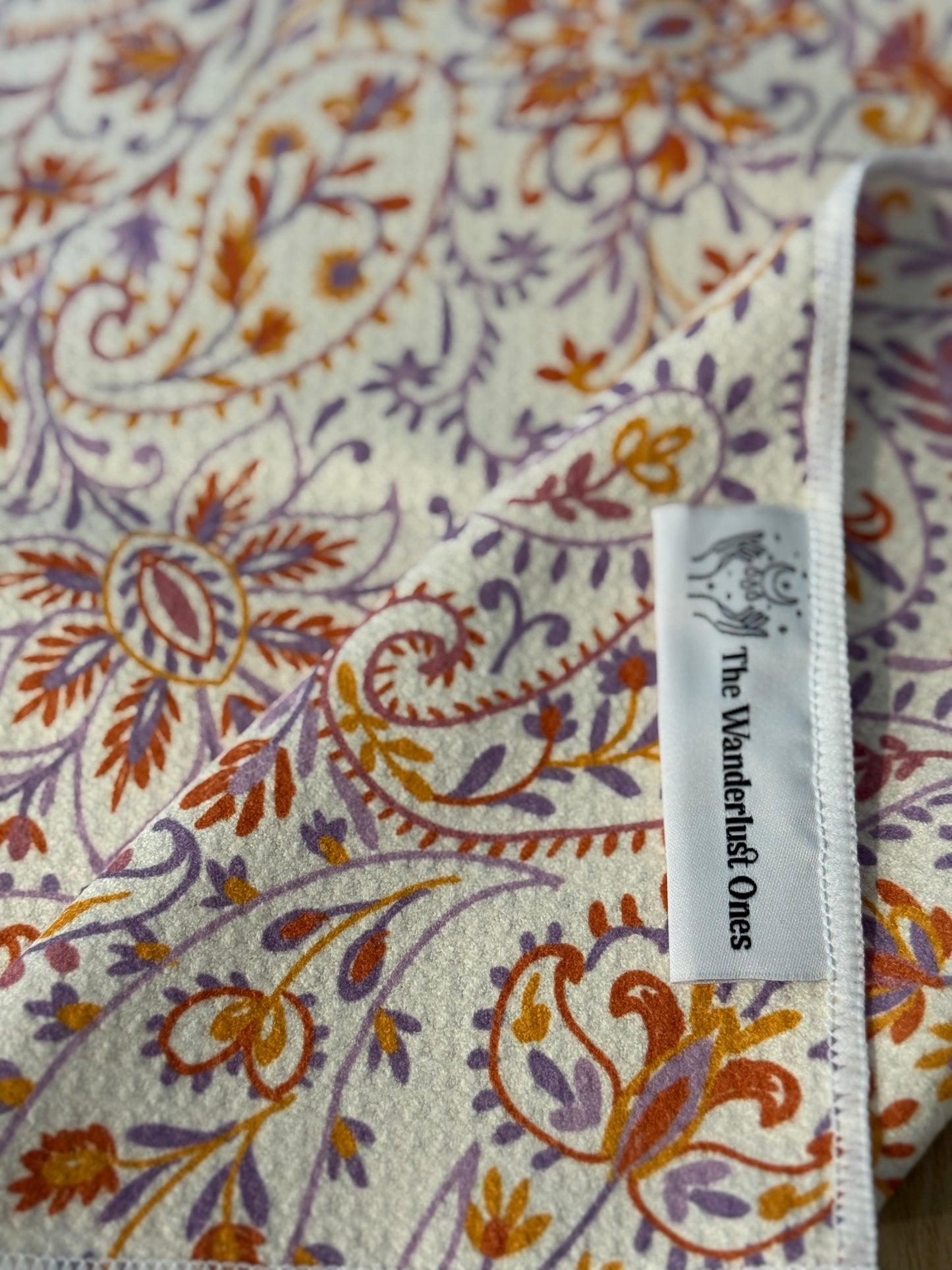 Quick Dry Tea Towel - Paisley Picnic