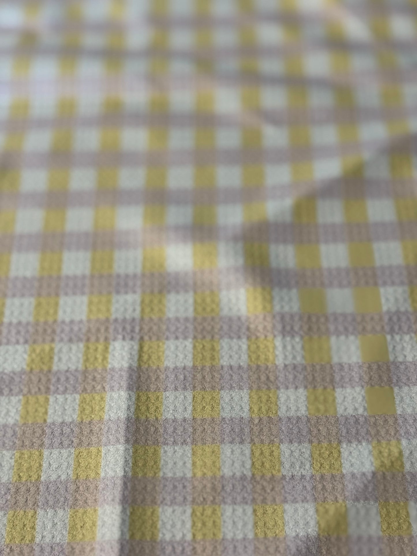 Quick Dry Tea Towel - Lemon Sherbet Check