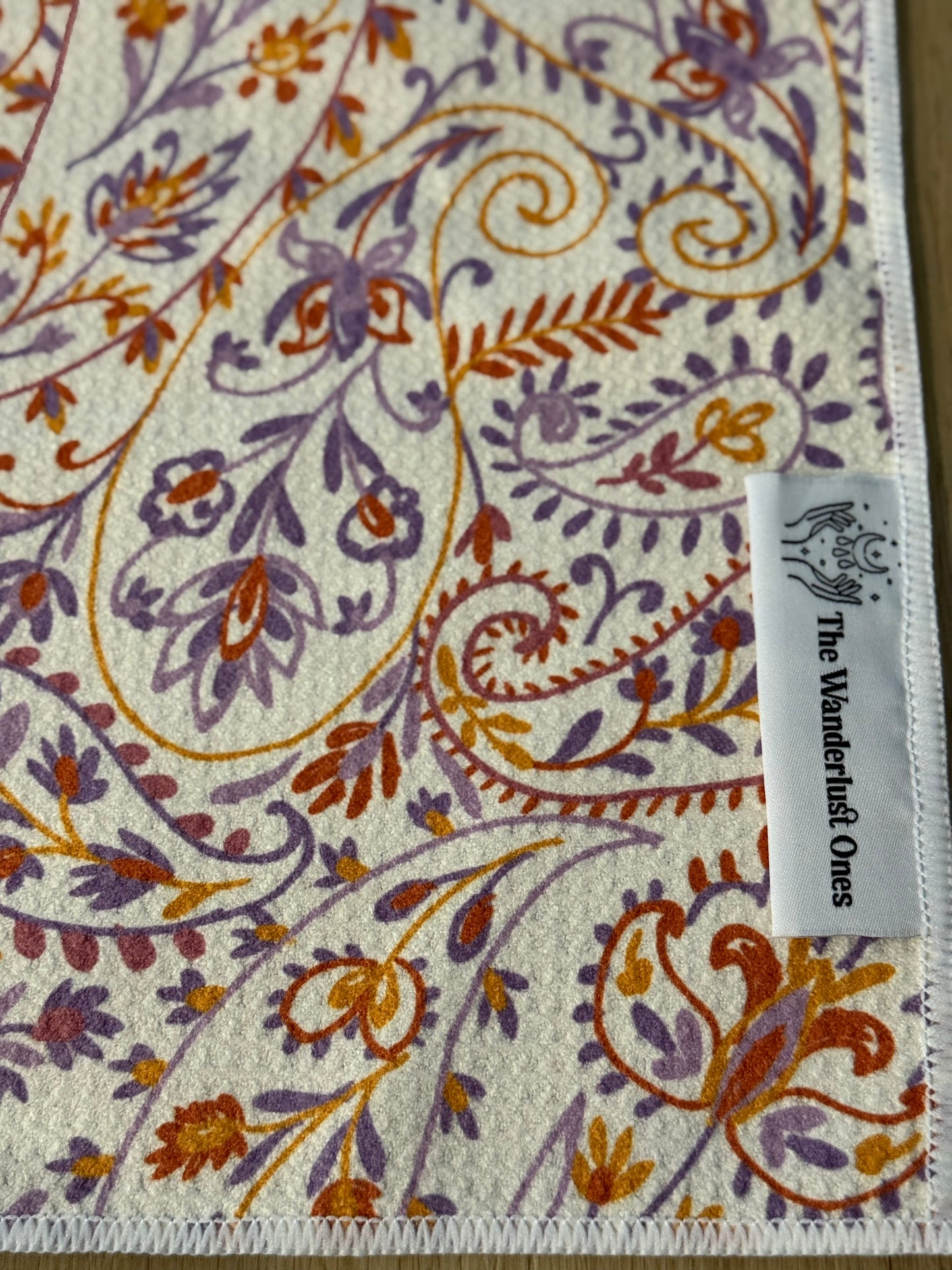 Quick Dry Tea Towel - Paisley Picnic