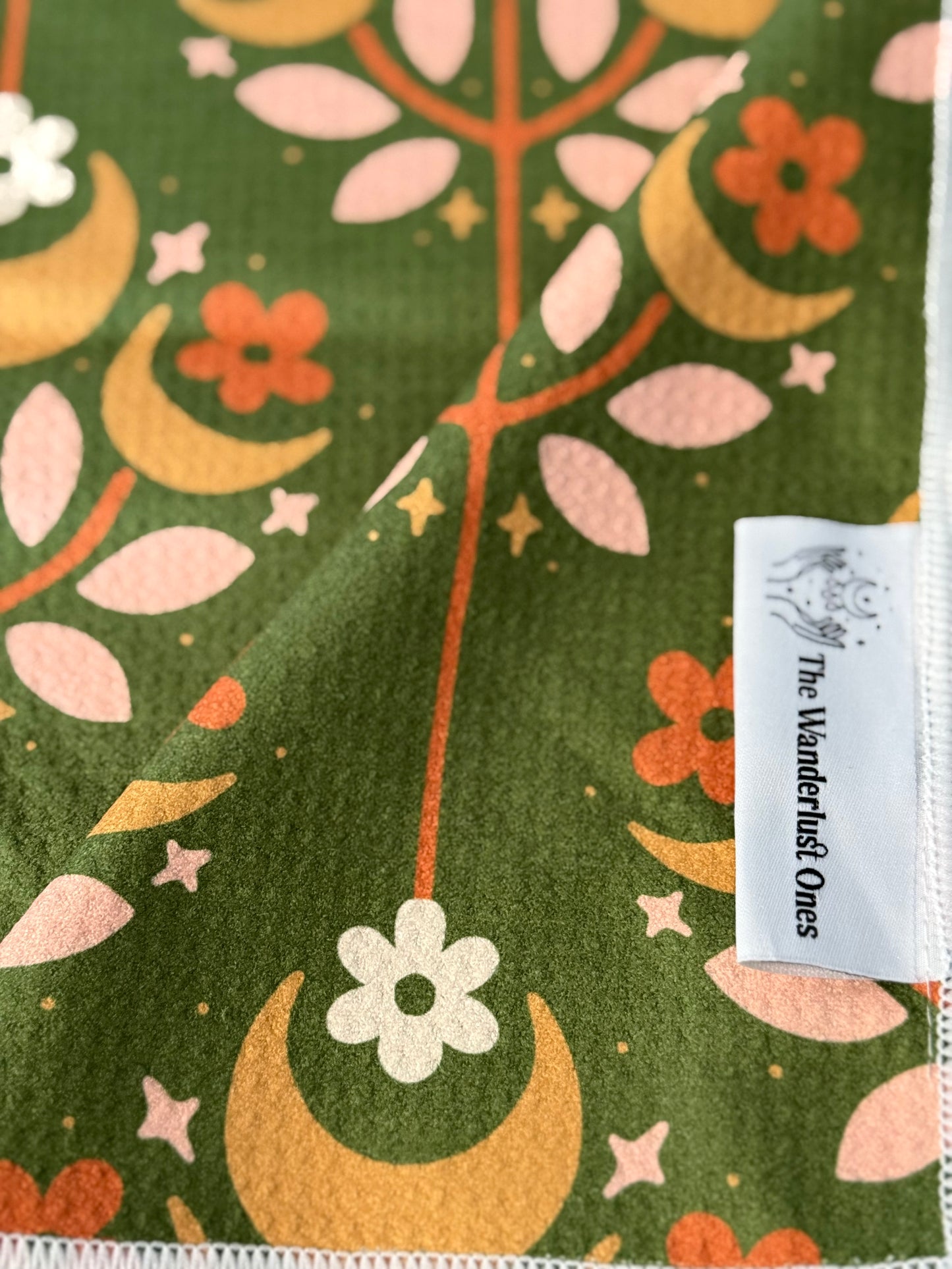 Quick Dry Tea Towel - Crescent Garden