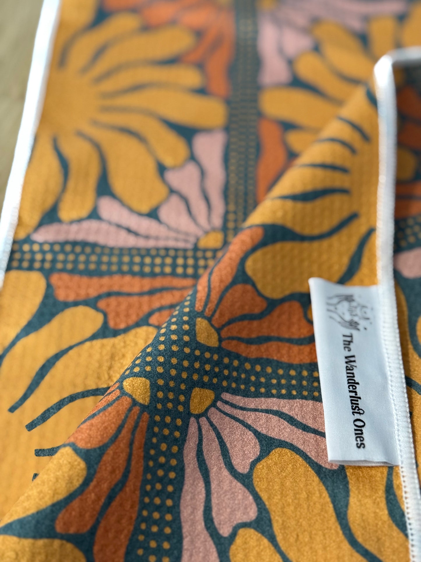 Quick Dry Tea Towel - Sunshine Squares