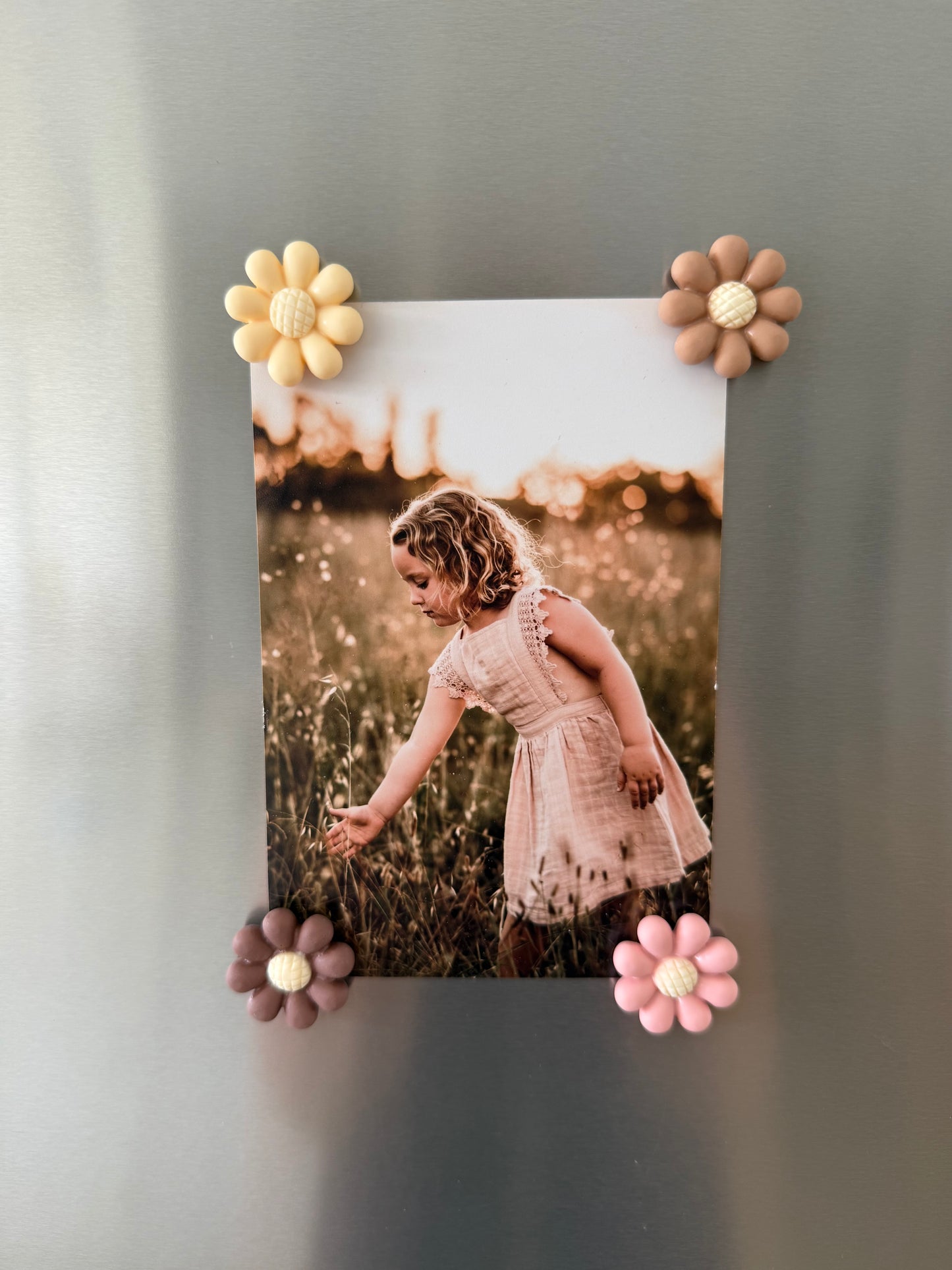 Flower Fridge Magnets -10pack