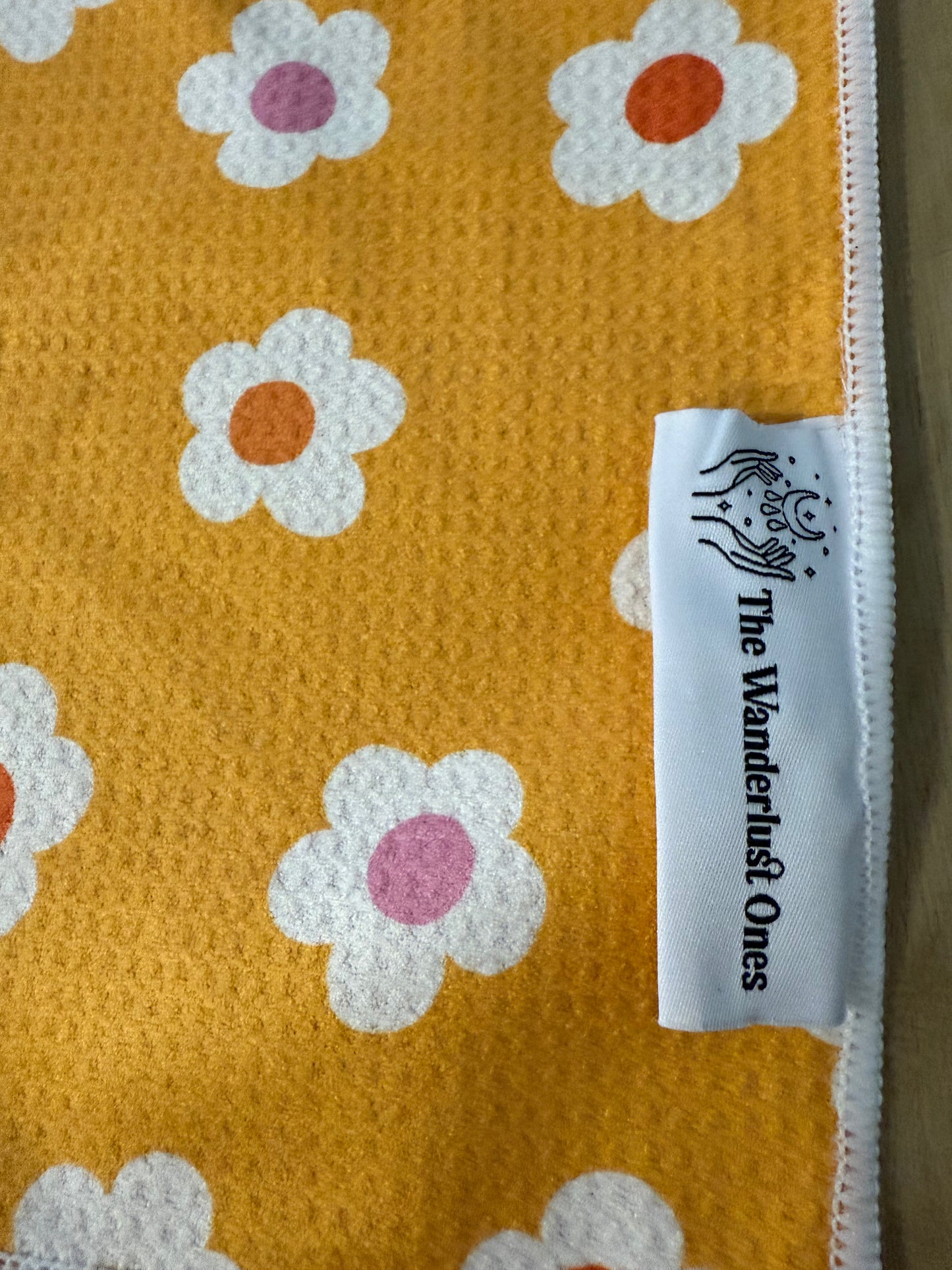 Quick Dry Tea Towel - Happy Daisy