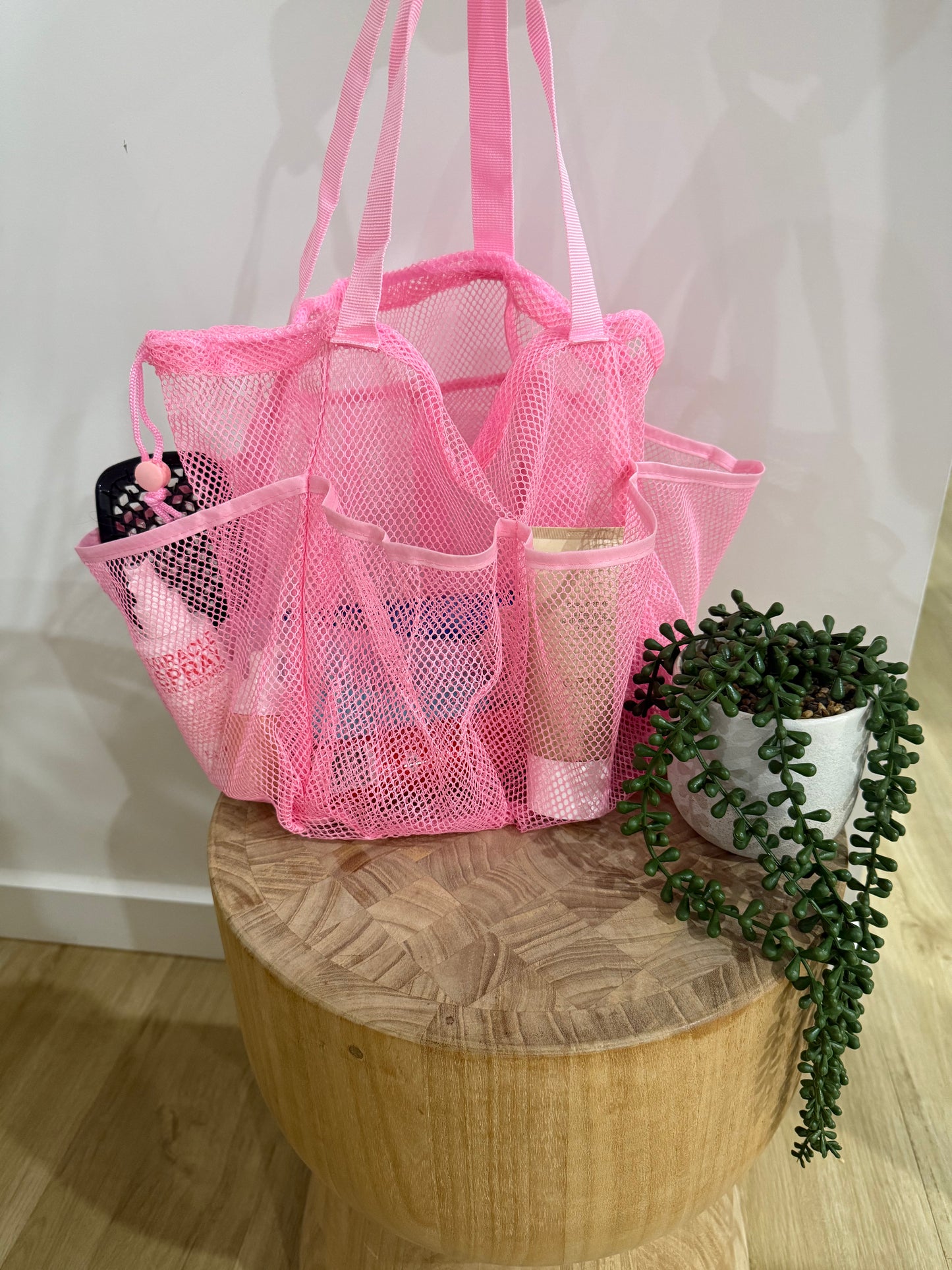 Portable Shower Caddy Bag - Pink