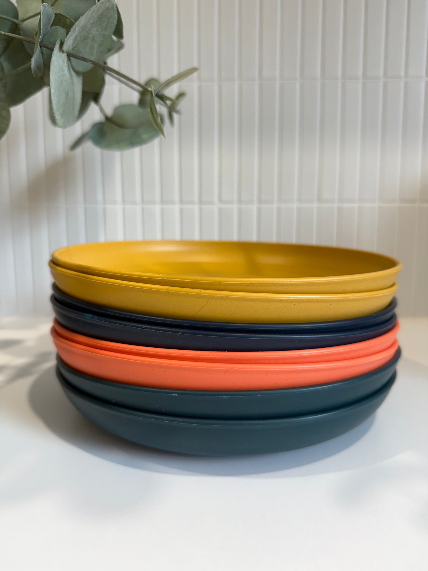 Wheat Straw Dinnerware Set (32 piece-Colour)