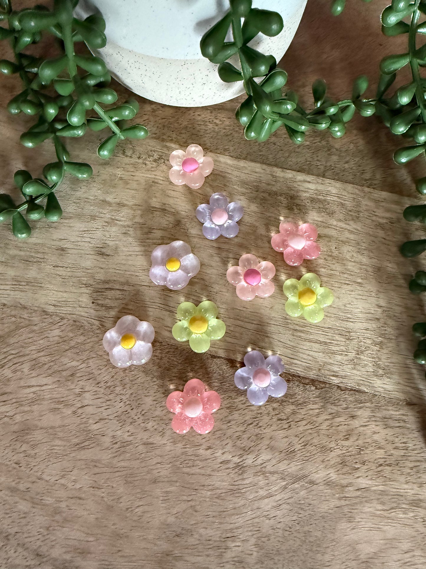 Tiny Flower Fridge Magnets -10pack