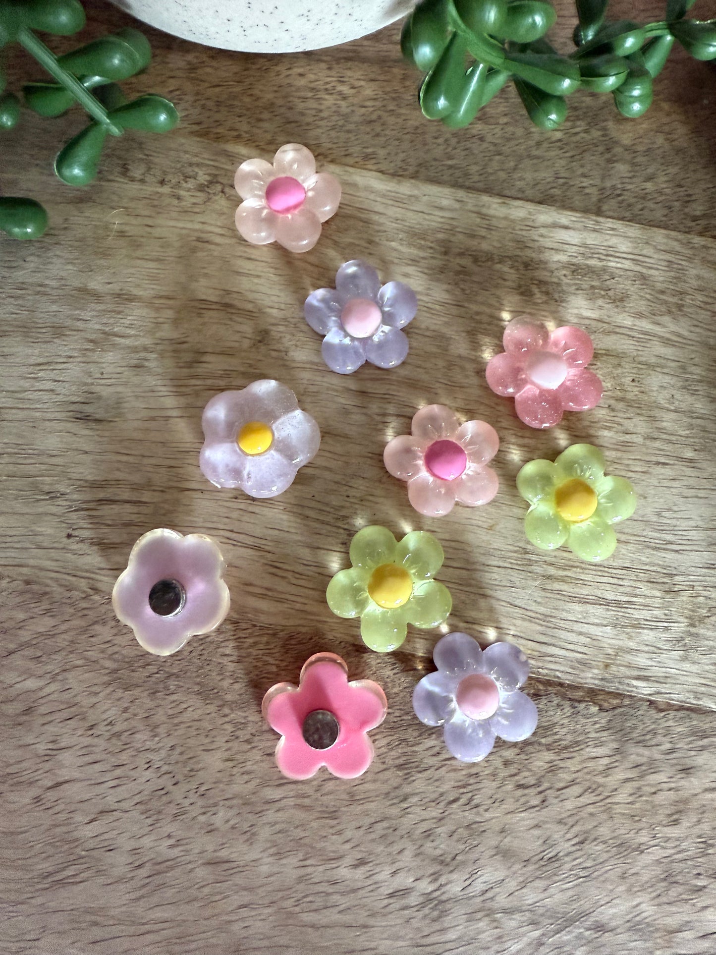 Tiny Flower Fridge Magnets -10pack