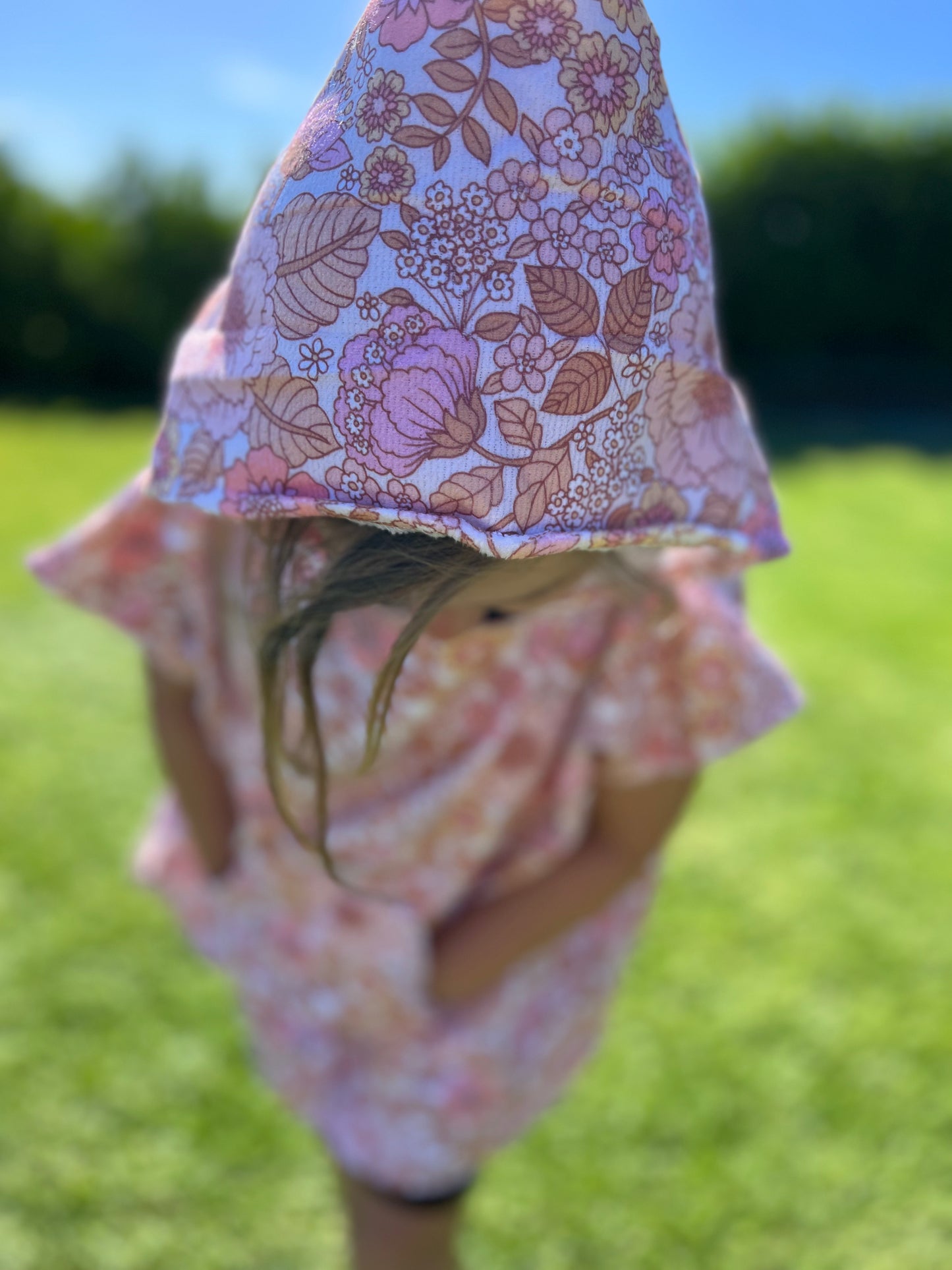 Kids “Poppy” poncho towel