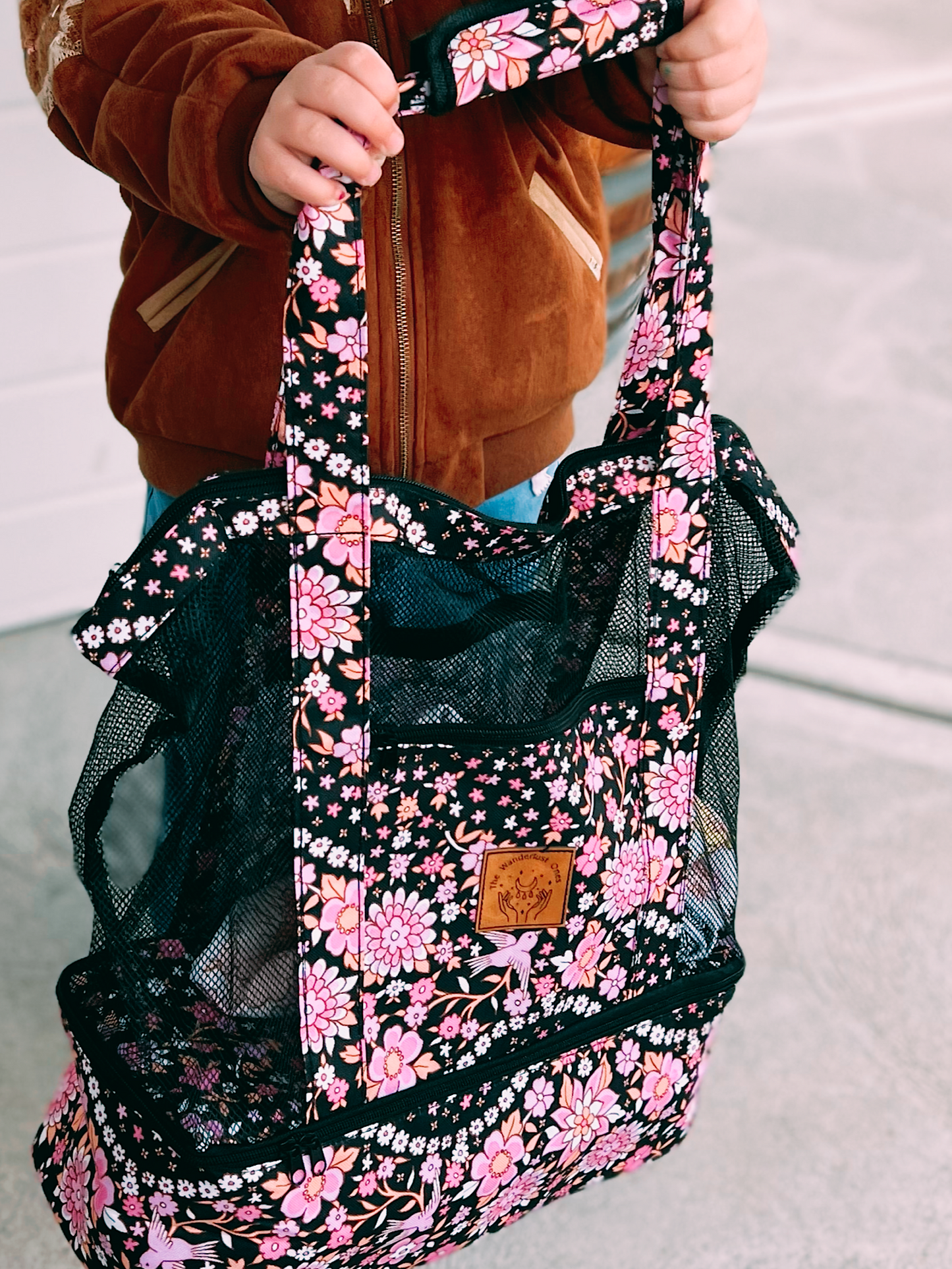 SALE- Wanderlust Beach Bag - Birdie Print