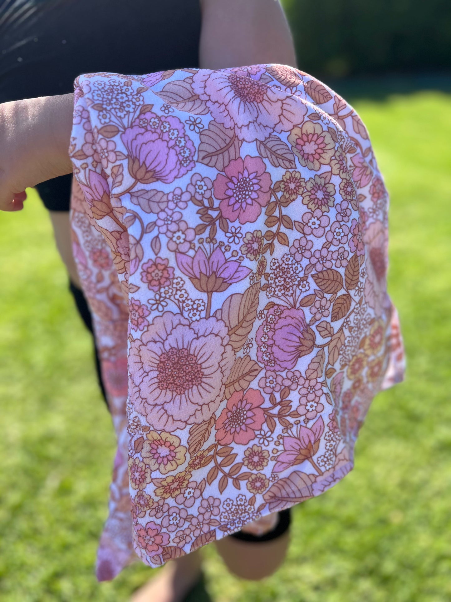 Kids “Poppy” poncho towel