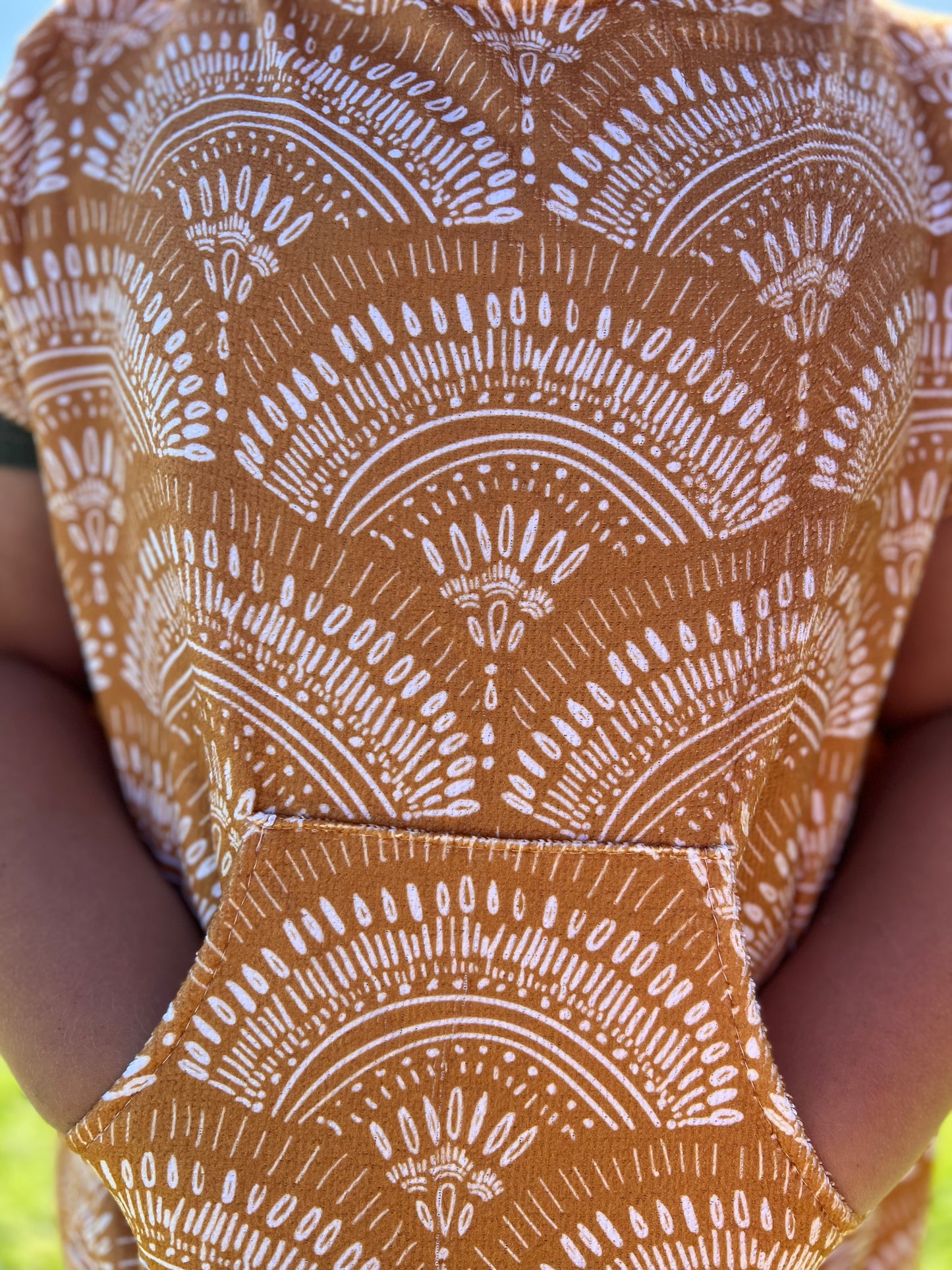 Kids “Into the sun” poncho towel