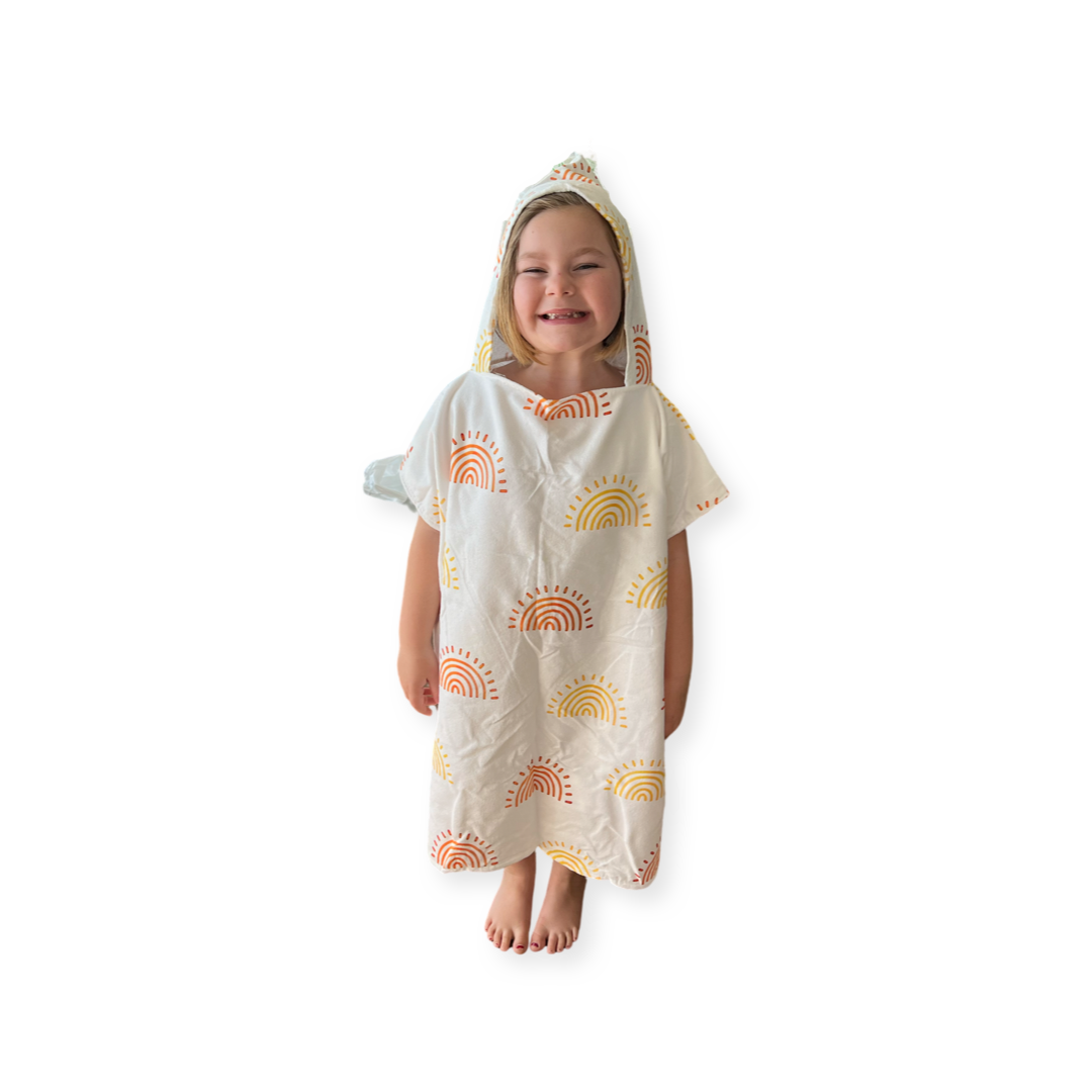 Large sales poncho towel