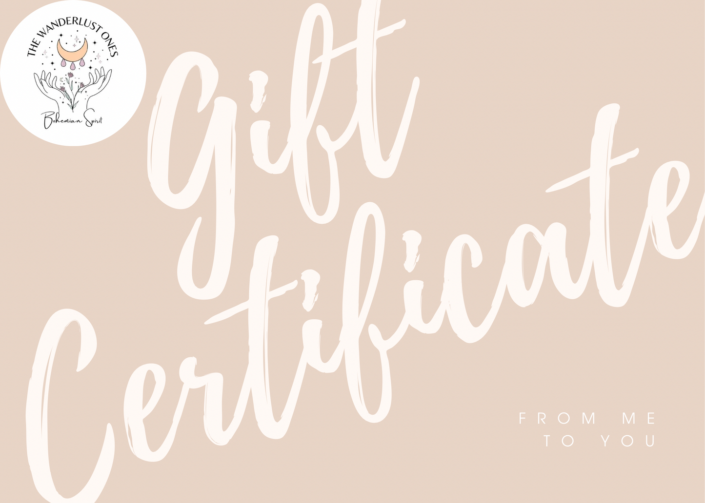 The Wanderlust Ones Gift Card