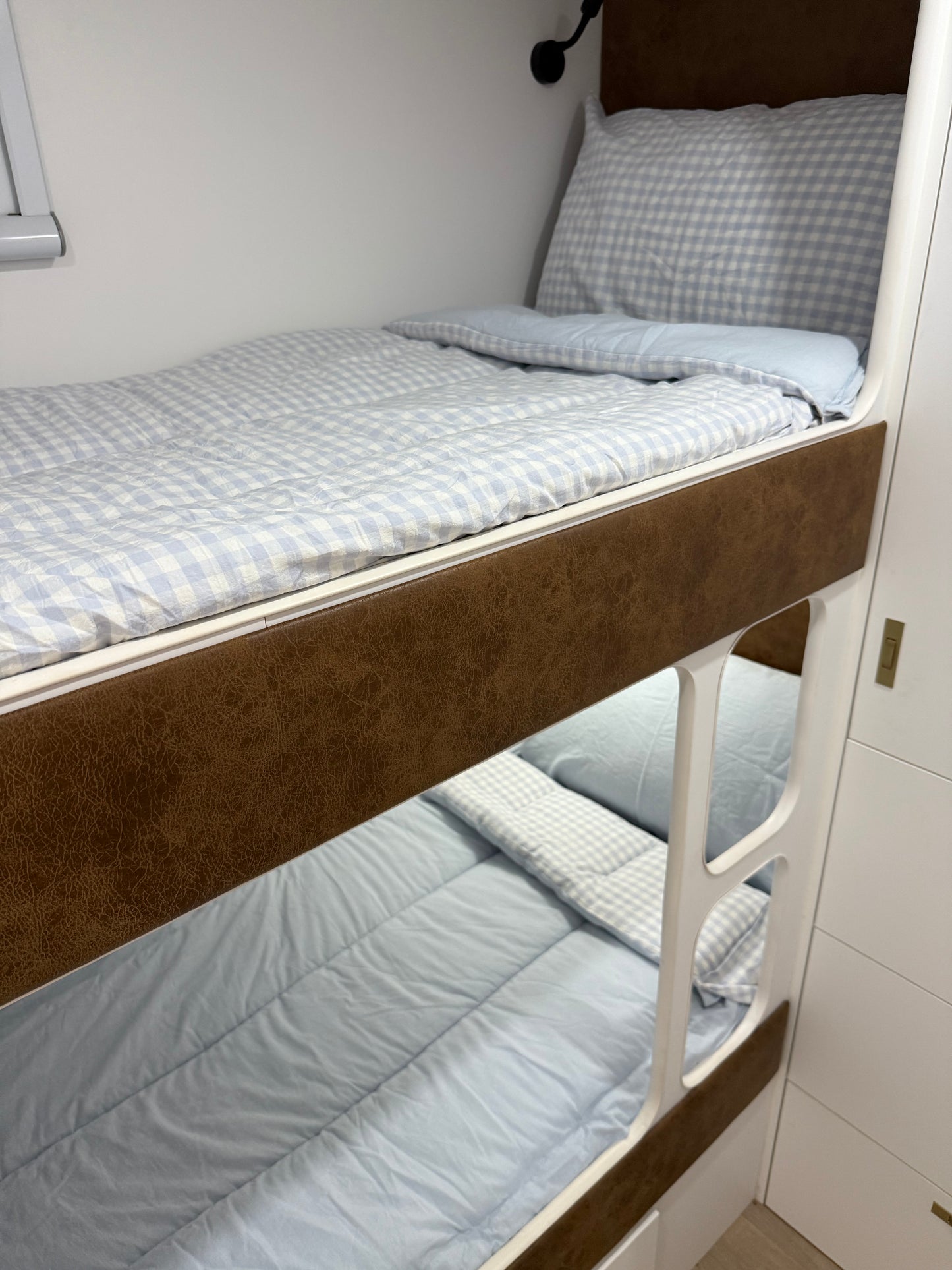 Quinn- Solid Cornflour Blue - Bunk