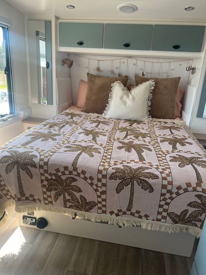 Coco Palm Cotton Rug/Blanket