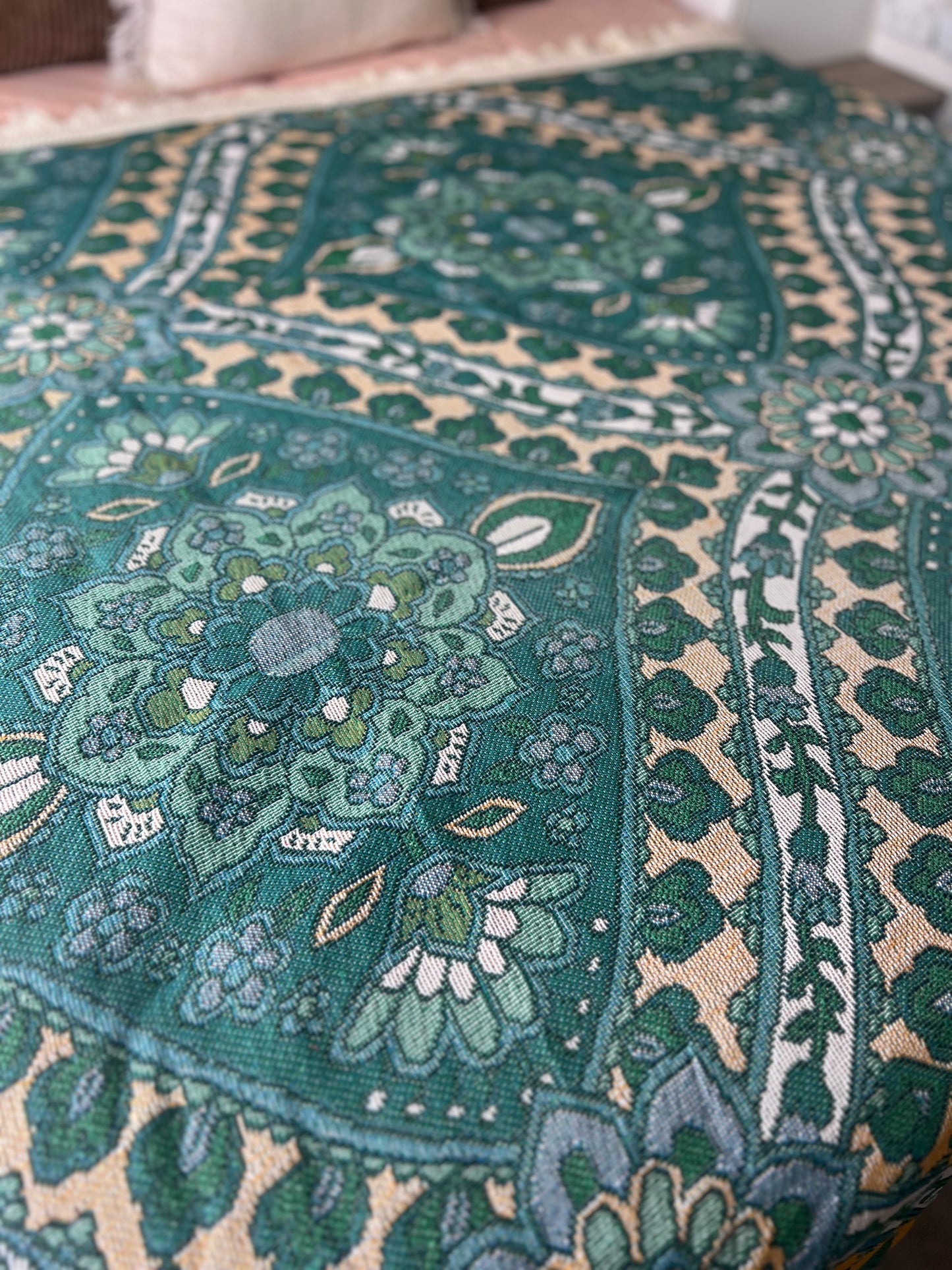 Brynne Bohemian Cotton Rug/Blanket