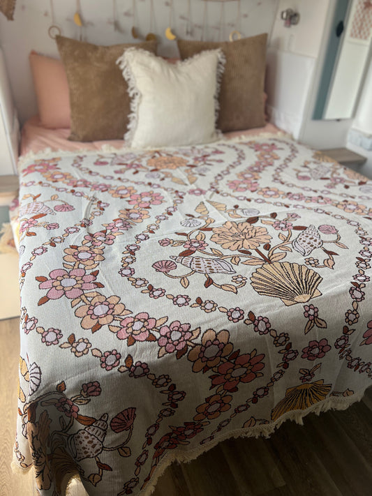 Siren Bohemian Cotton Rug/Blanket