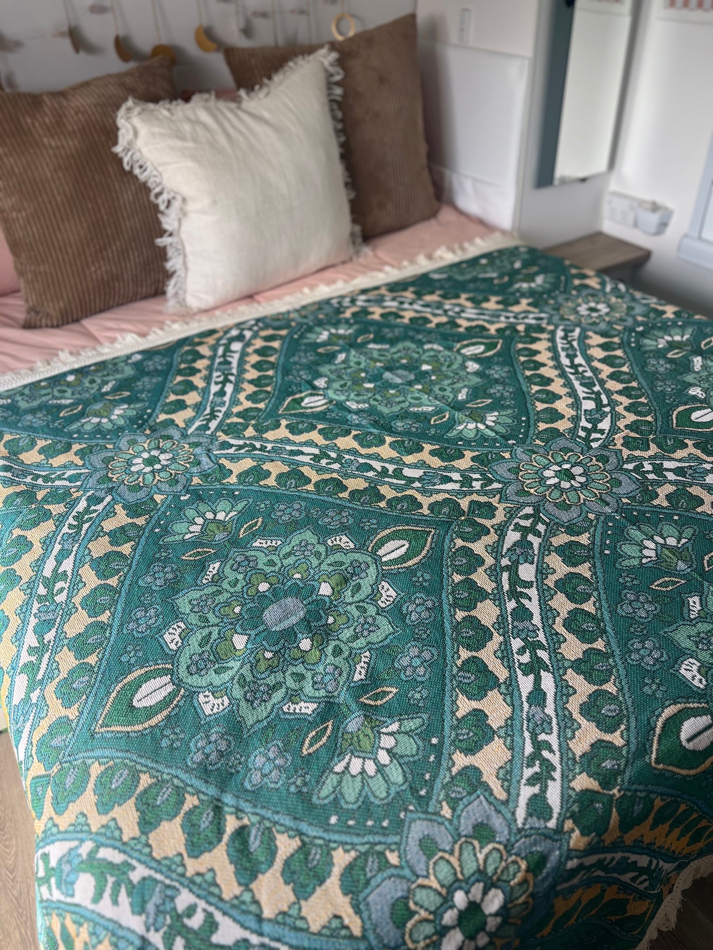 Brynne Bohemian Cotton Rug/Blanket