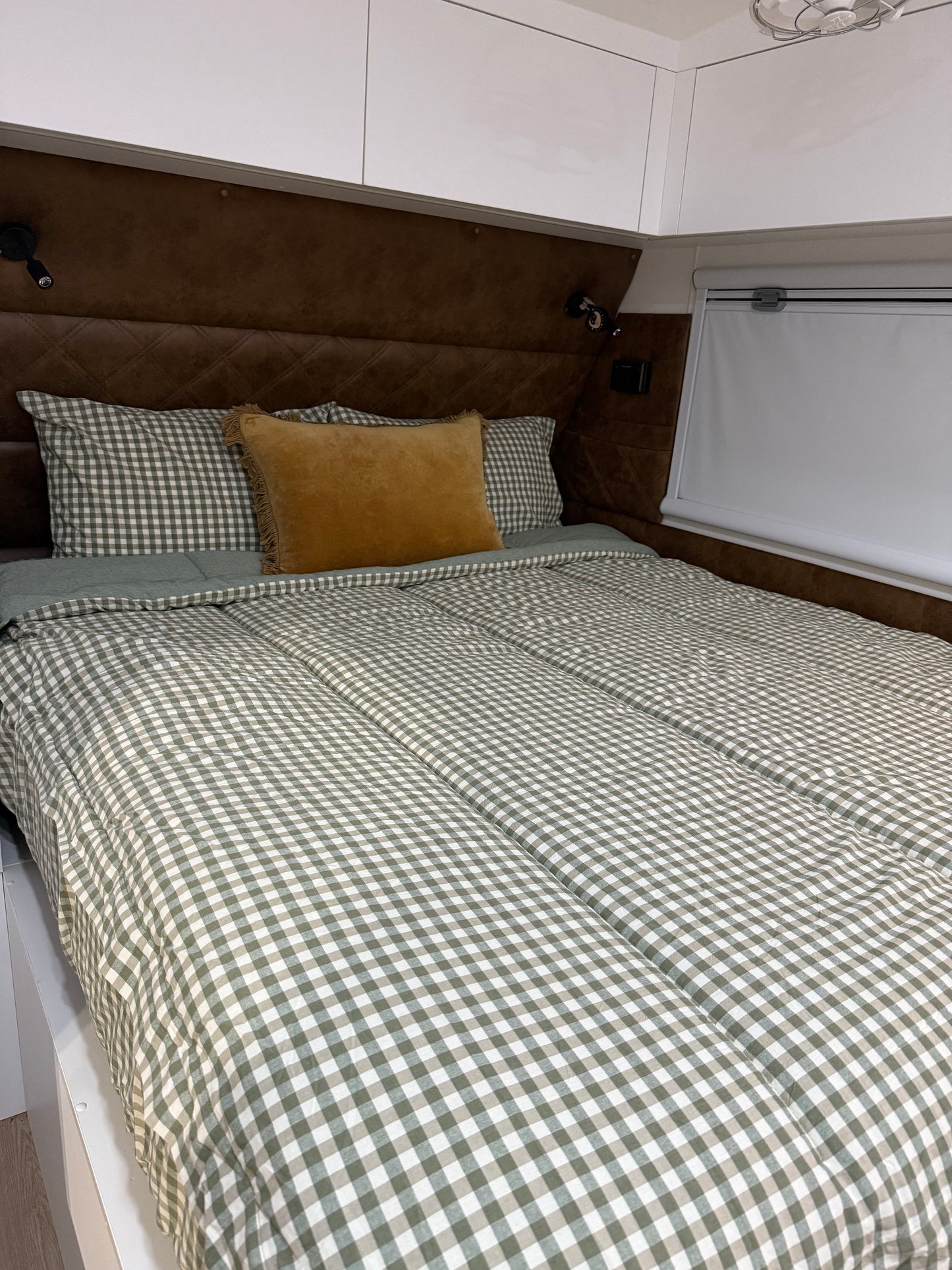 Noah- Eucalyptus Green Gingham - Main