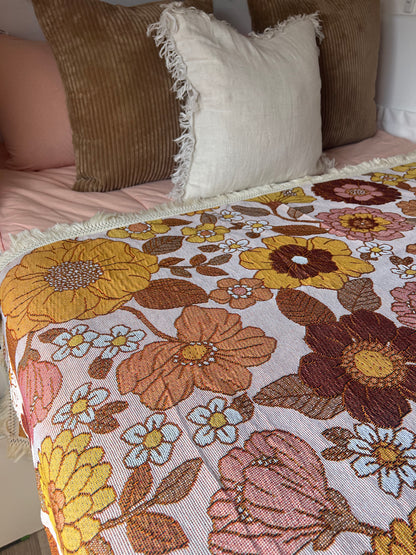Florence Bohemian Cotton Rug/Blanket