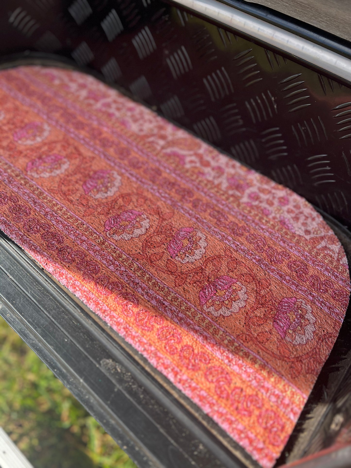 SALE- Step & Floor Mat SET - Just Peachy