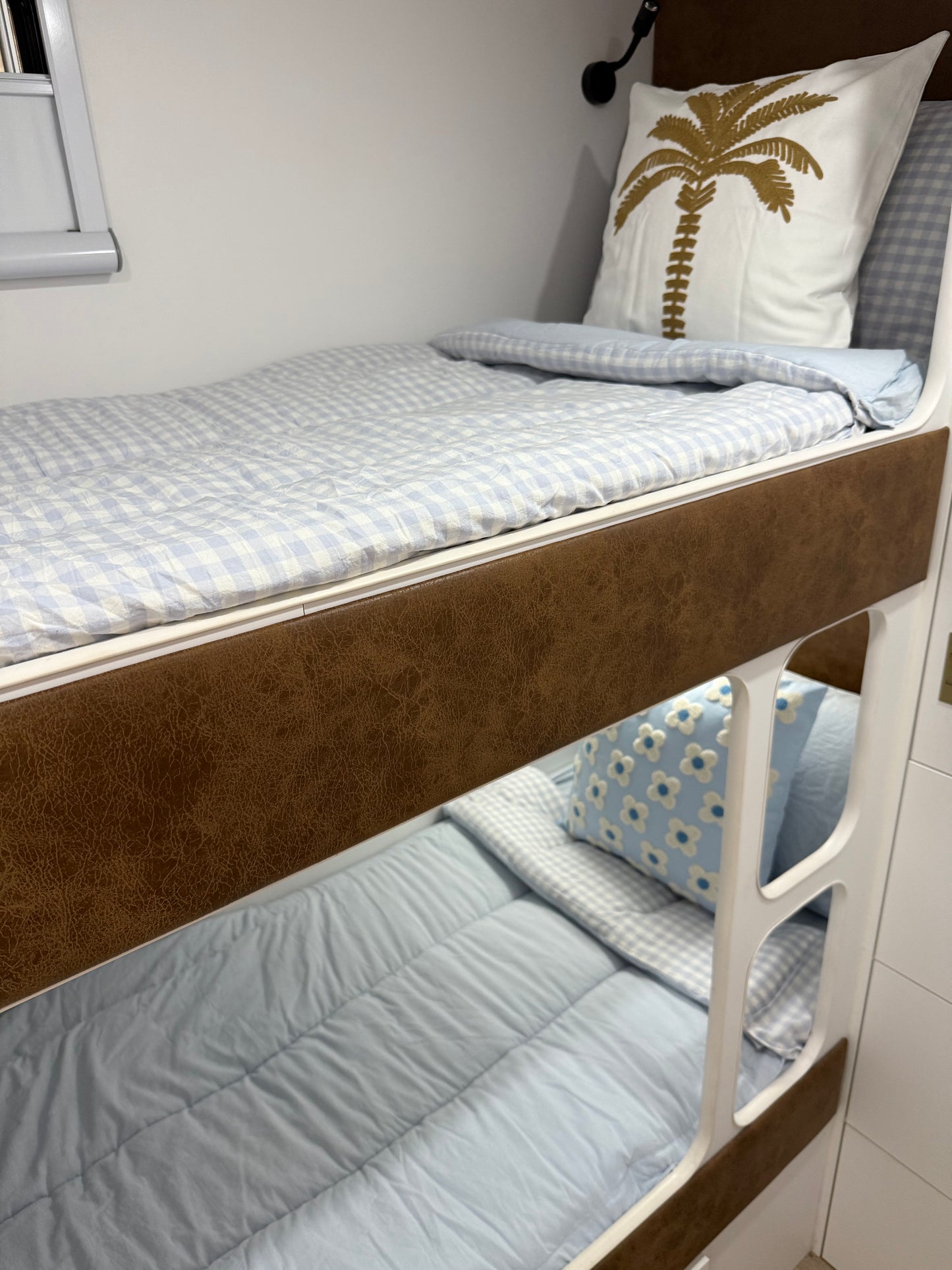 Quinn- Solid Cornflour Blue - Bunk
