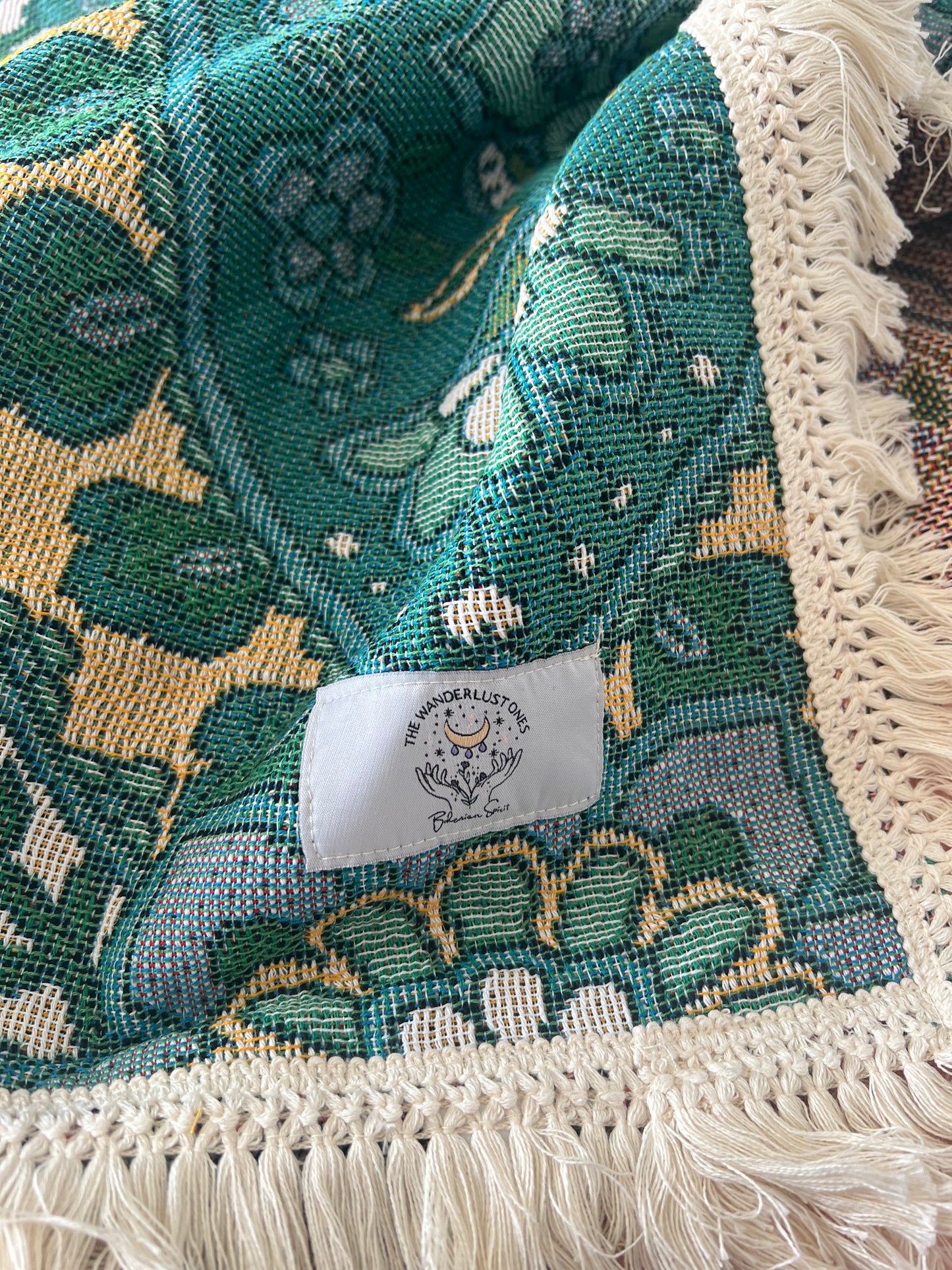 Brynne Bohemian Cotton Rug/Blanket