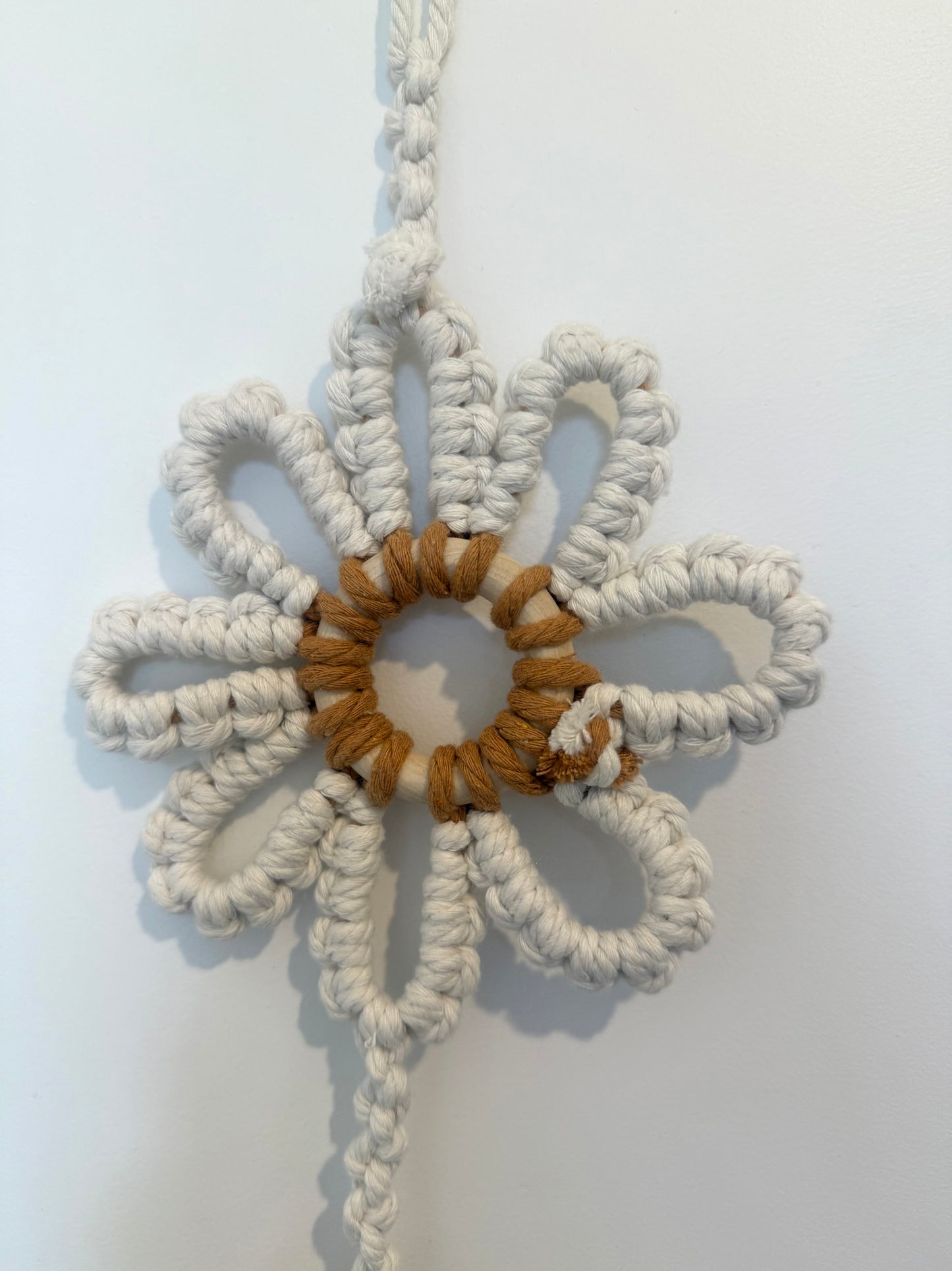 Macrame Daisy Wall Hanging