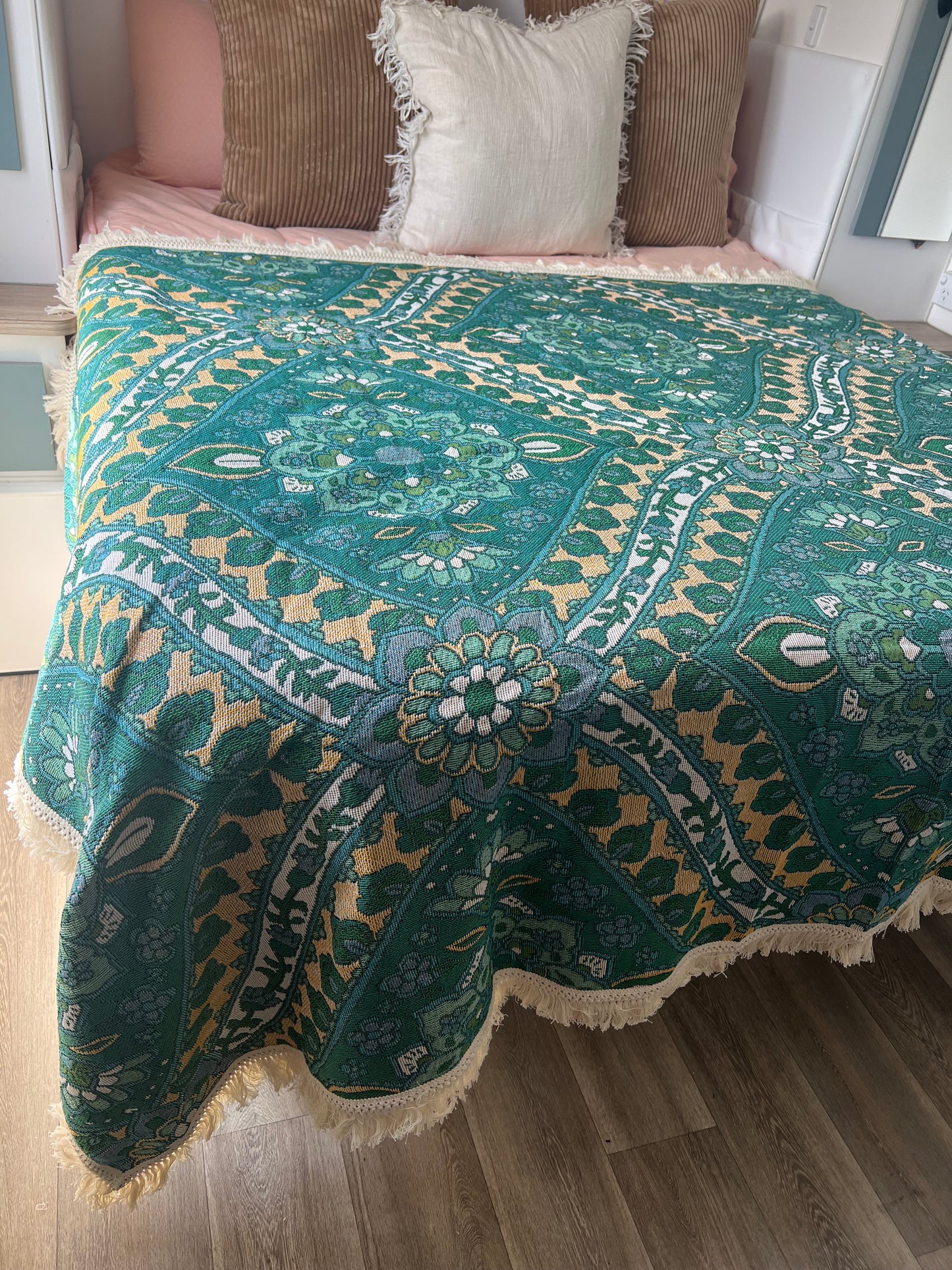 Brynne Bohemian Cotton Rug/Blanket