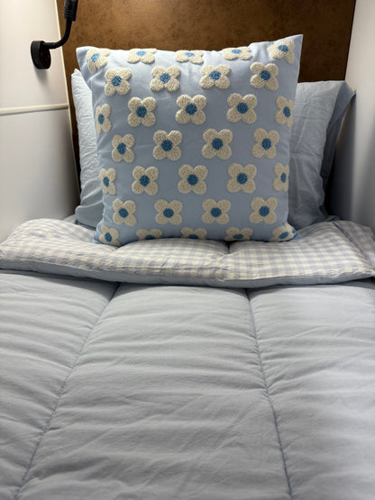 Quinn- Solid Cornflour Blue - Bunk