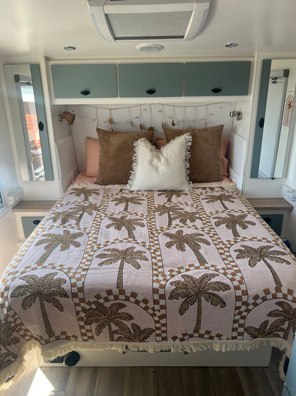 Coco Palm Cotton Rug/Blanket