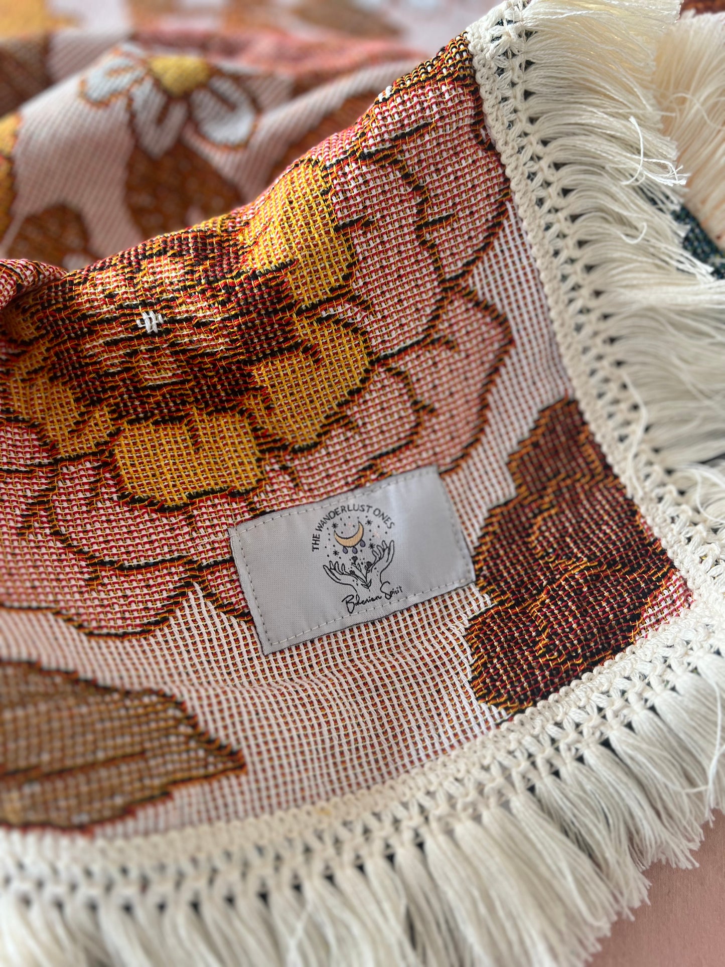 Florence Bohemian Cotton Rug/Blanket