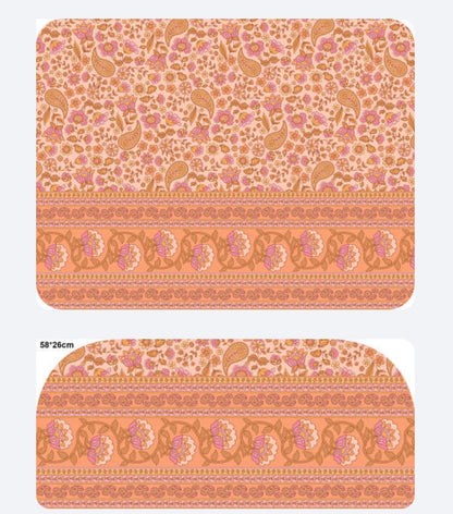 SALE- Step & Floor Mat SET - Just Peachy