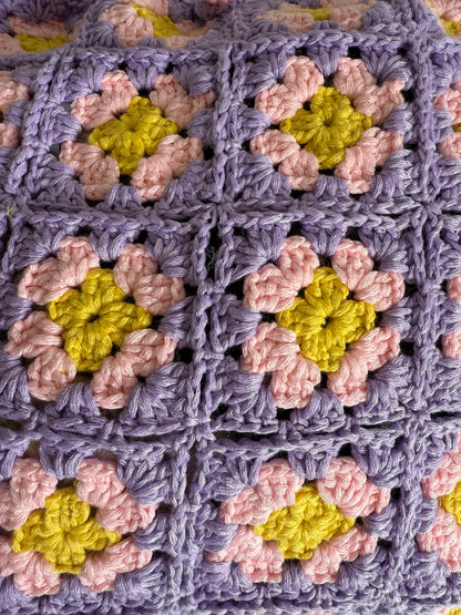 Patchwork Crochet Tote