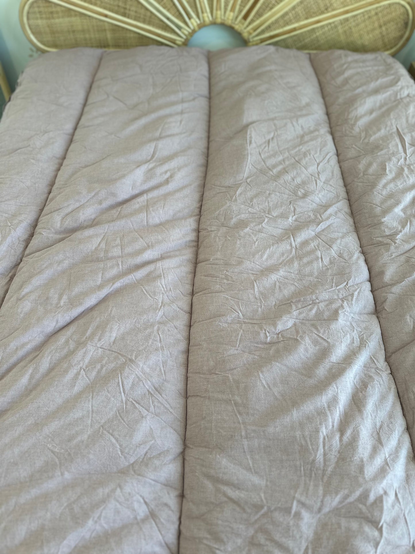 CLEARANCE - Winter weight doona - Clay Pink - Main