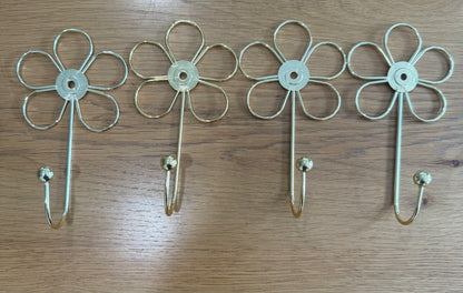 Daisy Wall Hooks (set of 4)