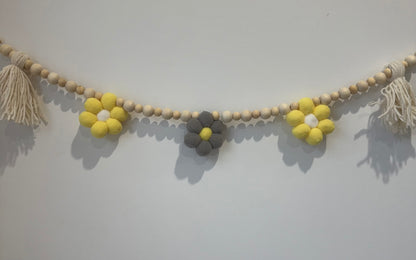 Floral bunting - Yellow