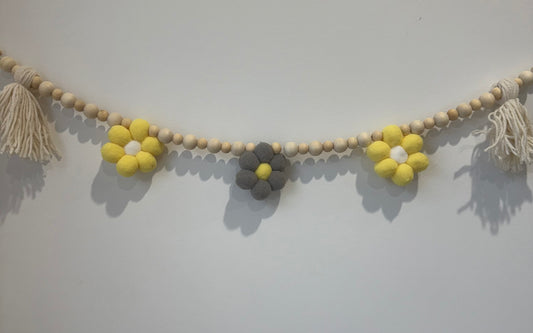 Floral bunting - Yellow