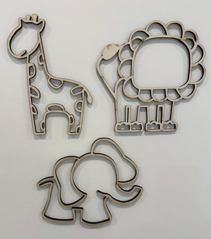 Safari Wall Art Set