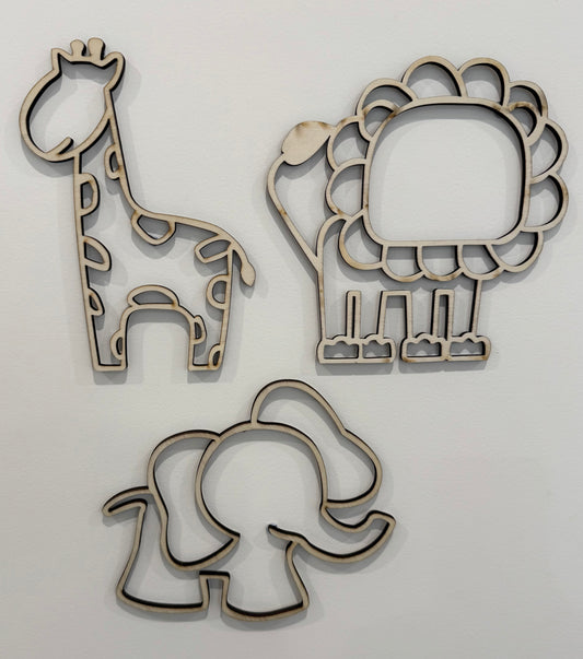 Safari Wall Art Set