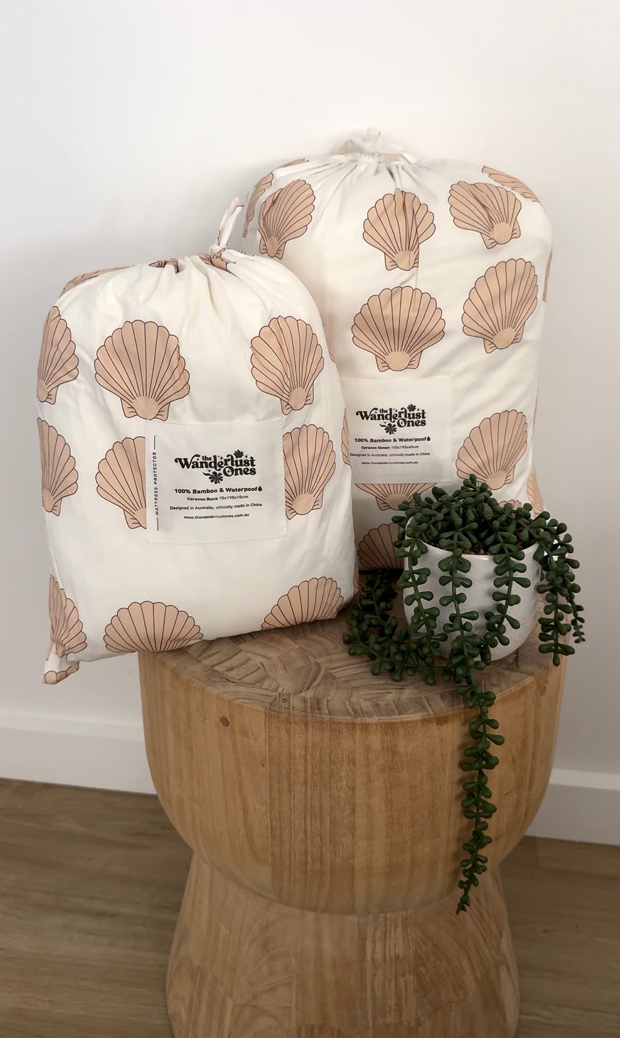 Bamboo Waterproof Mattress Protector- Caravan Queen