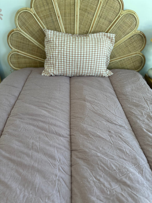 CLEARANCE - Winter weight doona - Clay Pink - Bunk