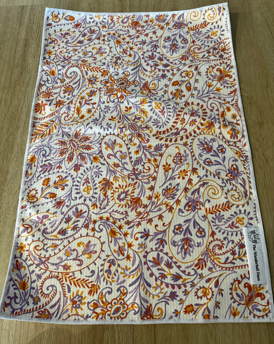 Quick Dry Tea Towel - Paisley Picnic