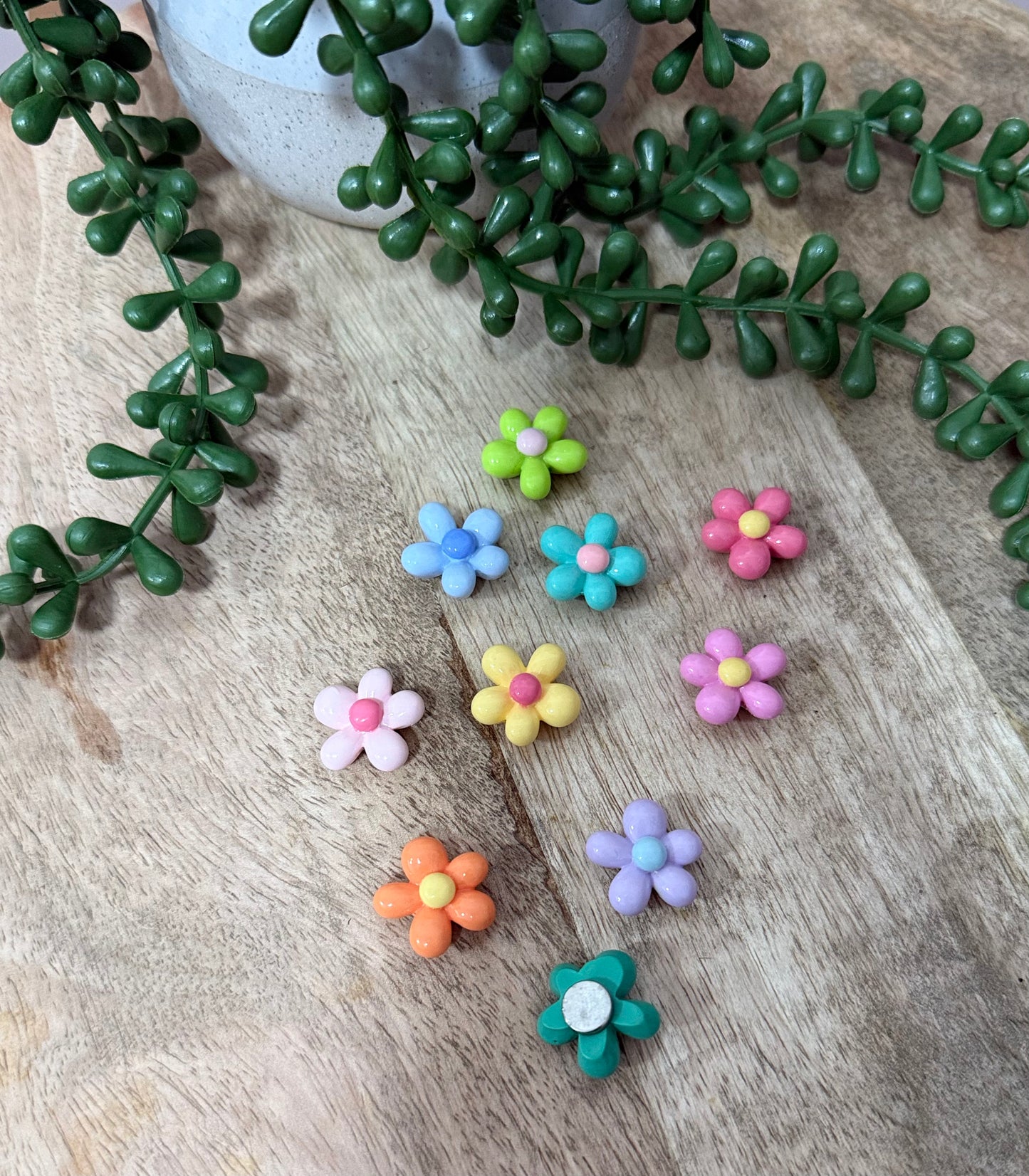 Tiny Flower Fridge Magnets -10pack